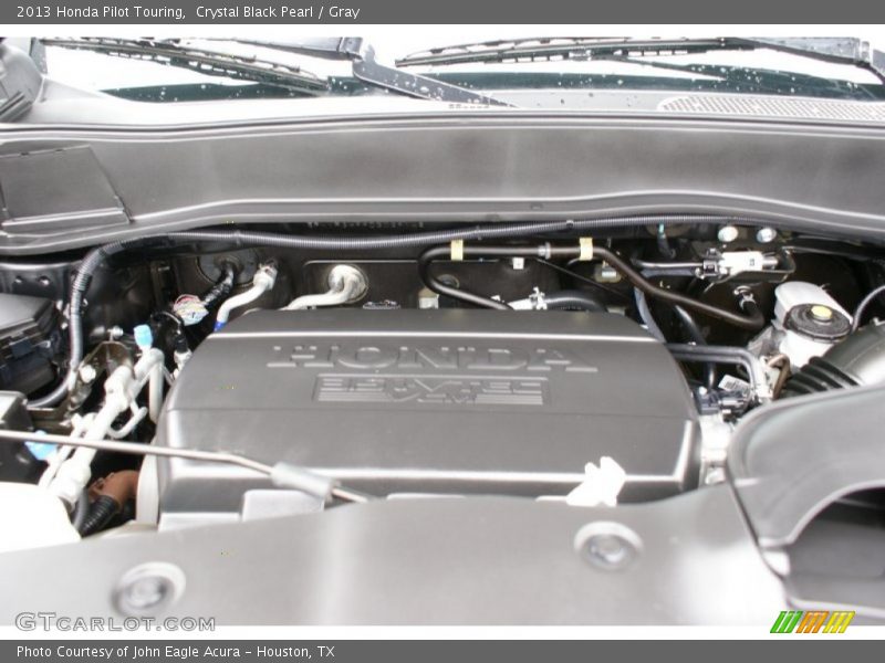 Crystal Black Pearl / Gray 2013 Honda Pilot Touring