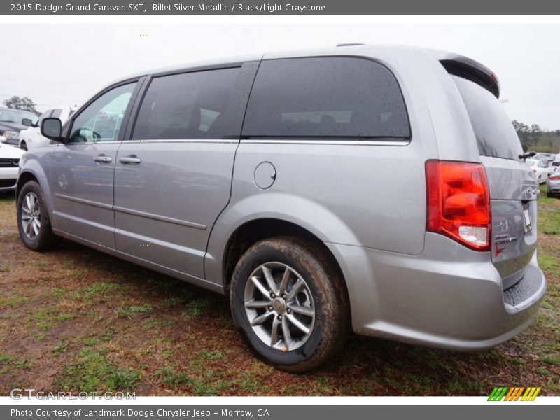 Billet Silver Metallic / Black/Light Graystone 2015 Dodge Grand Caravan SXT