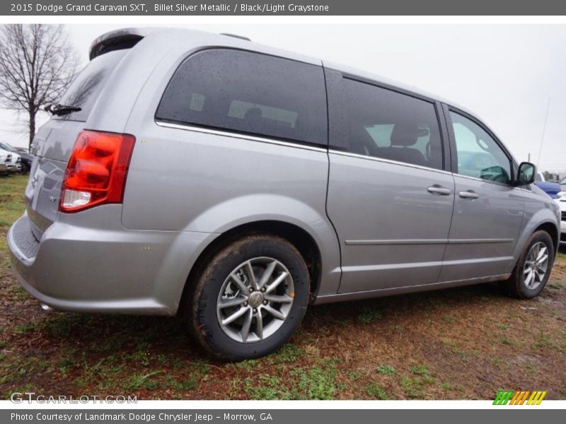Billet Silver Metallic / Black/Light Graystone 2015 Dodge Grand Caravan SXT