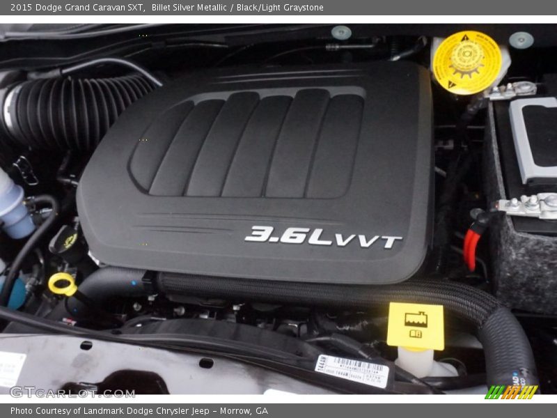 Billet Silver Metallic / Black/Light Graystone 2015 Dodge Grand Caravan SXT