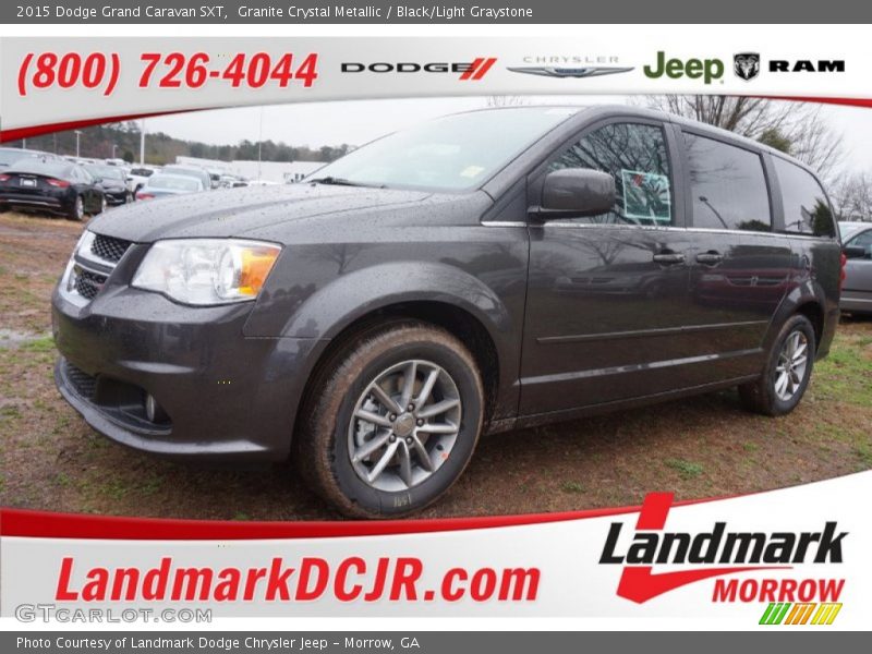 Granite Crystal Metallic / Black/Light Graystone 2015 Dodge Grand Caravan SXT