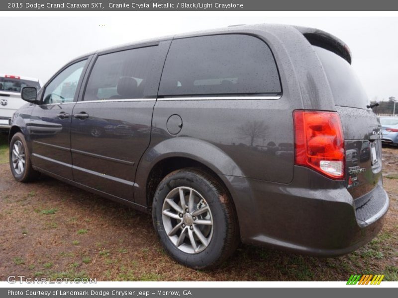 Granite Crystal Metallic / Black/Light Graystone 2015 Dodge Grand Caravan SXT