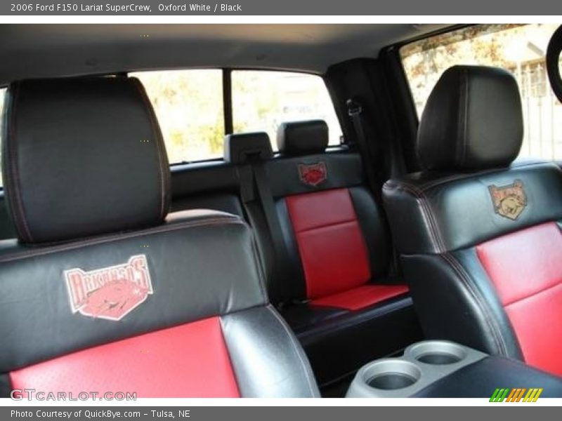 Oxford White / Black 2006 Ford F150 Lariat SuperCrew