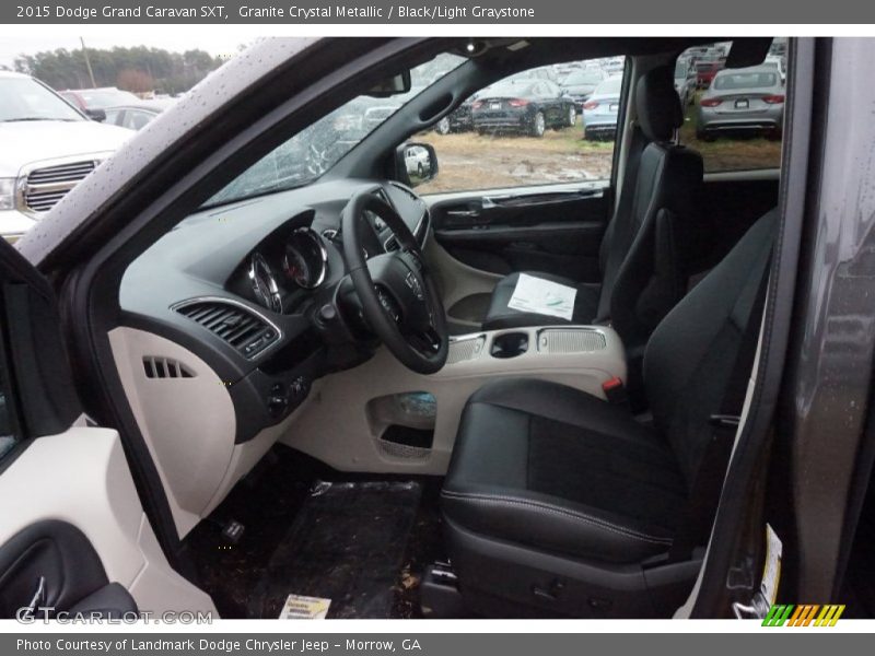 Granite Crystal Metallic / Black/Light Graystone 2015 Dodge Grand Caravan SXT