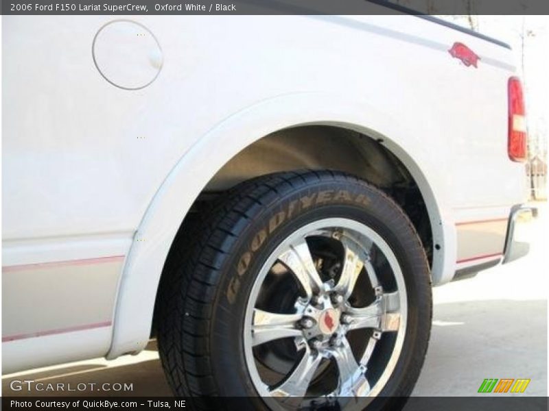 Oxford White / Black 2006 Ford F150 Lariat SuperCrew