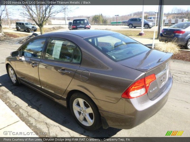 Urban Titanium Metallic / Black 2010 Honda Civic LX-S Sedan