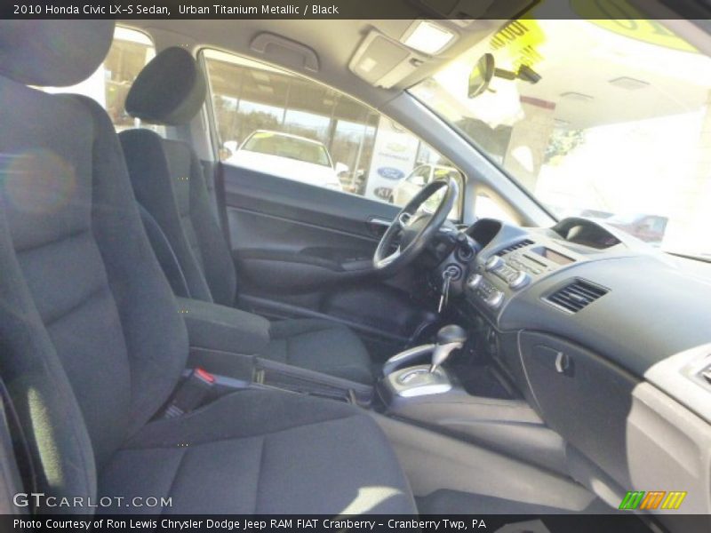 Urban Titanium Metallic / Black 2010 Honda Civic LX-S Sedan