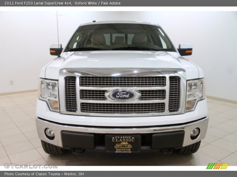 Oxford White / Pale Adobe 2011 Ford F150 Lariat SuperCrew 4x4