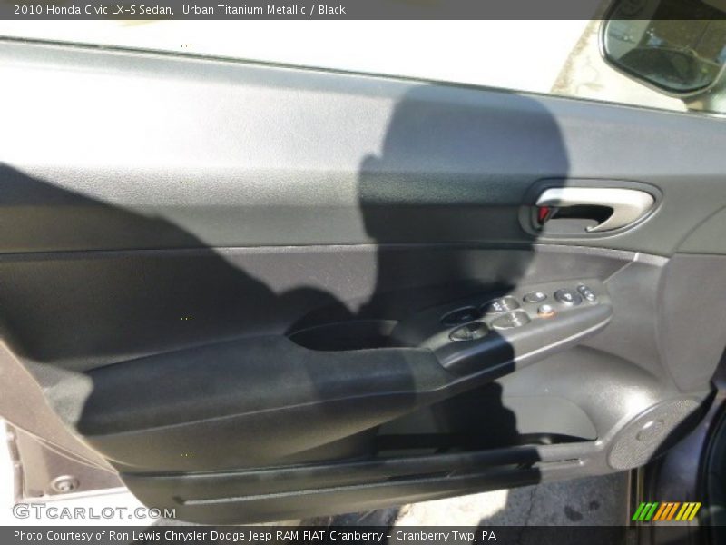 Urban Titanium Metallic / Black 2010 Honda Civic LX-S Sedan