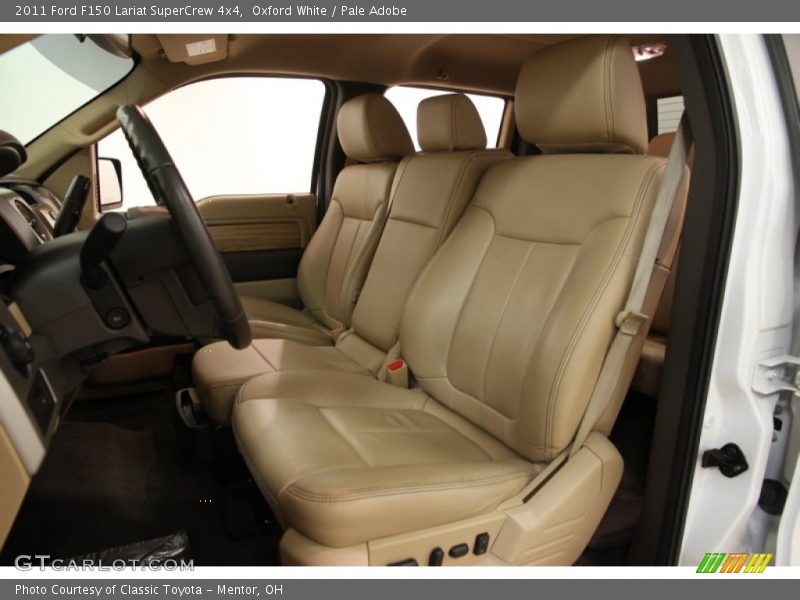 Oxford White / Pale Adobe 2011 Ford F150 Lariat SuperCrew 4x4
