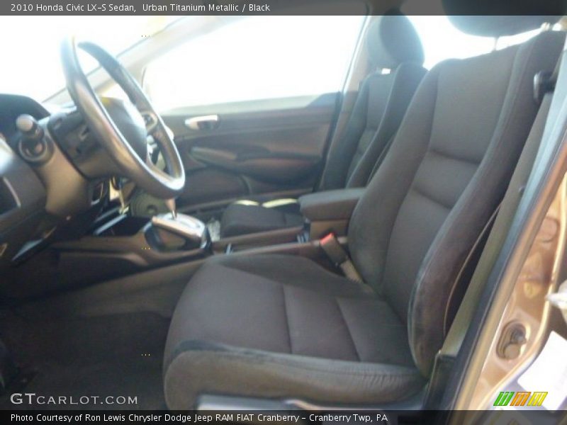 Urban Titanium Metallic / Black 2010 Honda Civic LX-S Sedan