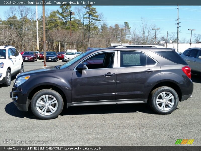 Tungsten Metallic / Jet Black 2015 Chevrolet Equinox LT AWD