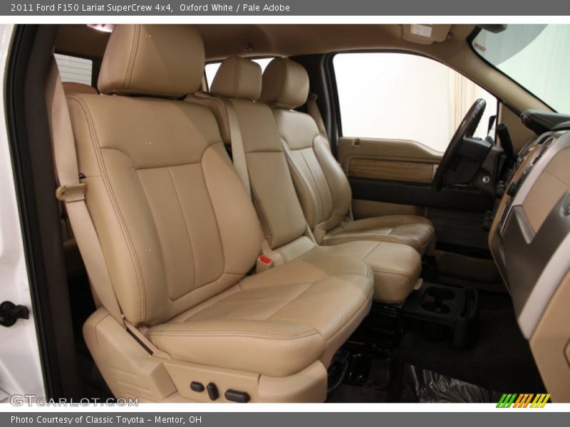 Oxford White / Pale Adobe 2011 Ford F150 Lariat SuperCrew 4x4