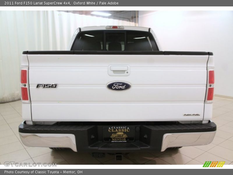 Oxford White / Pale Adobe 2011 Ford F150 Lariat SuperCrew 4x4