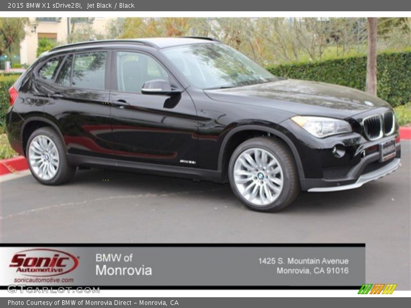 Jet Black / Black 2015 BMW X1 sDrive28i