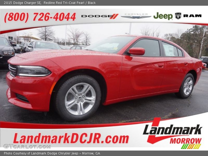 Redline Red Tri-Coat Pearl / Black 2015 Dodge Charger SE