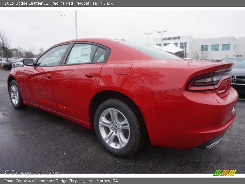 Redline Red Tri-Coat Pearl / Black 2015 Dodge Charger SE