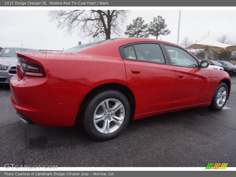 Redline Red Tri-Coat Pearl / Black 2015 Dodge Charger SE