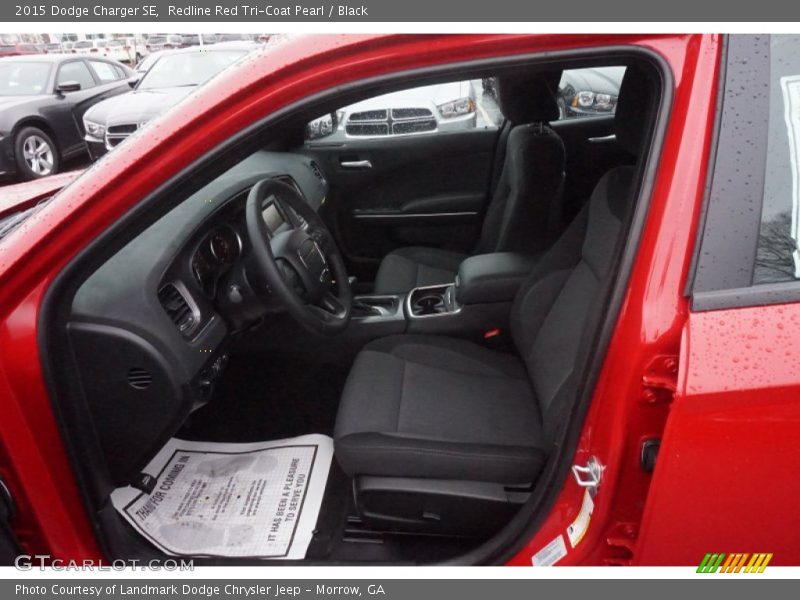 Redline Red Tri-Coat Pearl / Black 2015 Dodge Charger SE