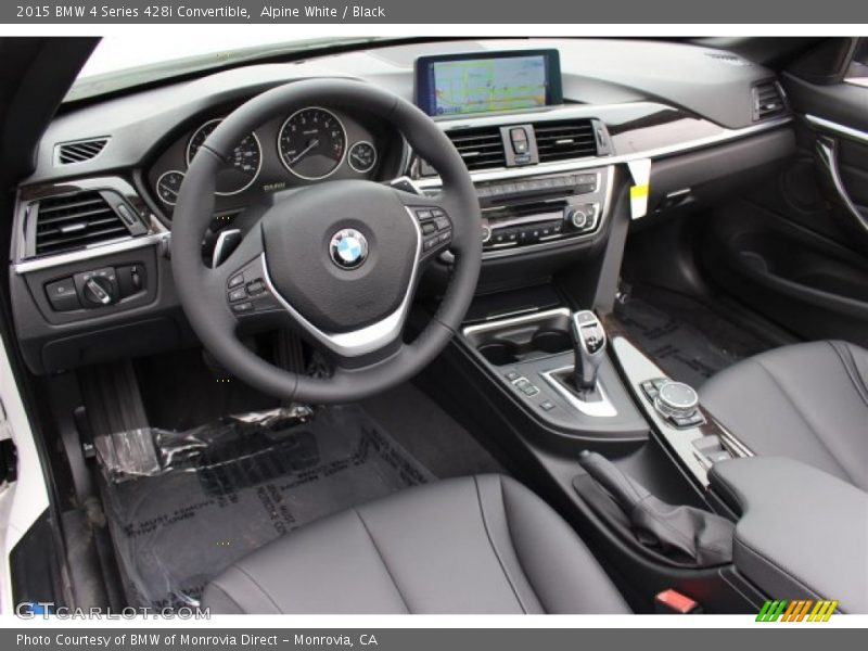 Alpine White / Black 2015 BMW 4 Series 428i Convertible
