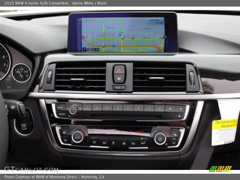 Alpine White / Black 2015 BMW 4 Series 428i Convertible