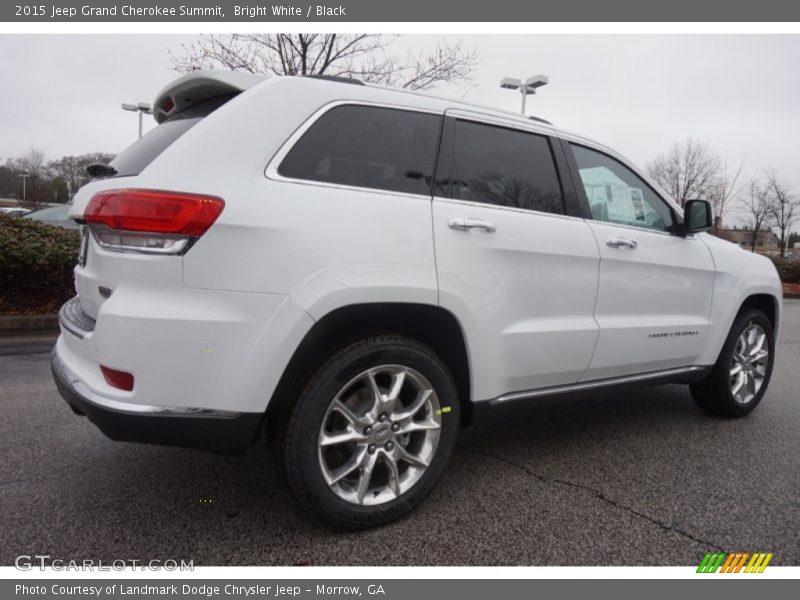 Bright White / Black 2015 Jeep Grand Cherokee Summit