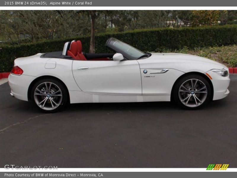  2015 Z4 sDrive35i Alpine White