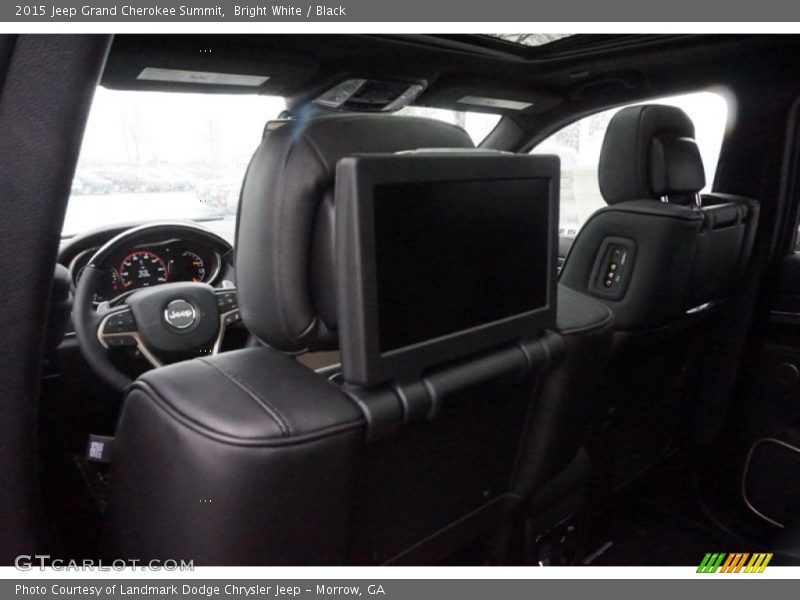 Bright White / Black 2015 Jeep Grand Cherokee Summit