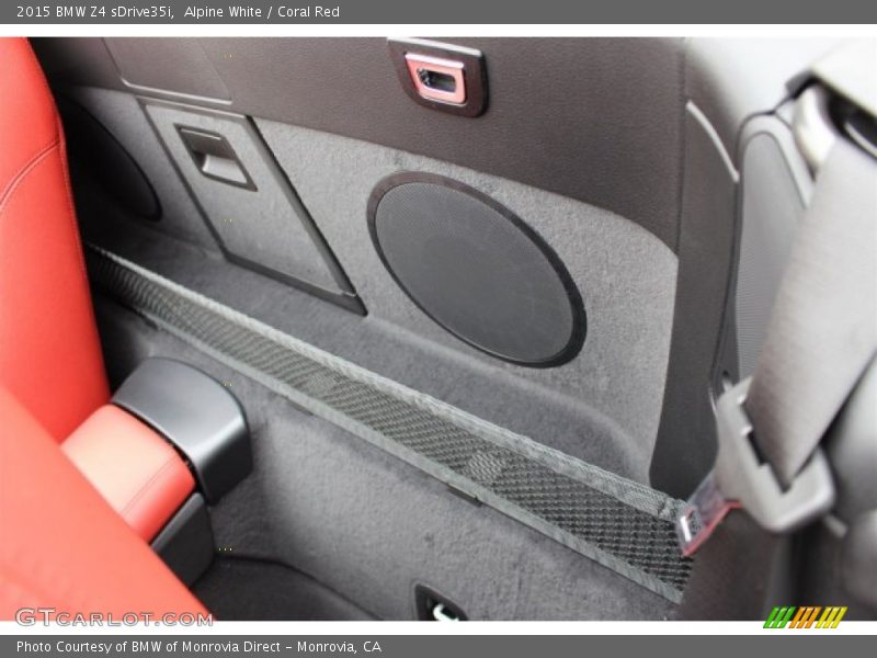Alpine White / Coral Red 2015 BMW Z4 sDrive35i