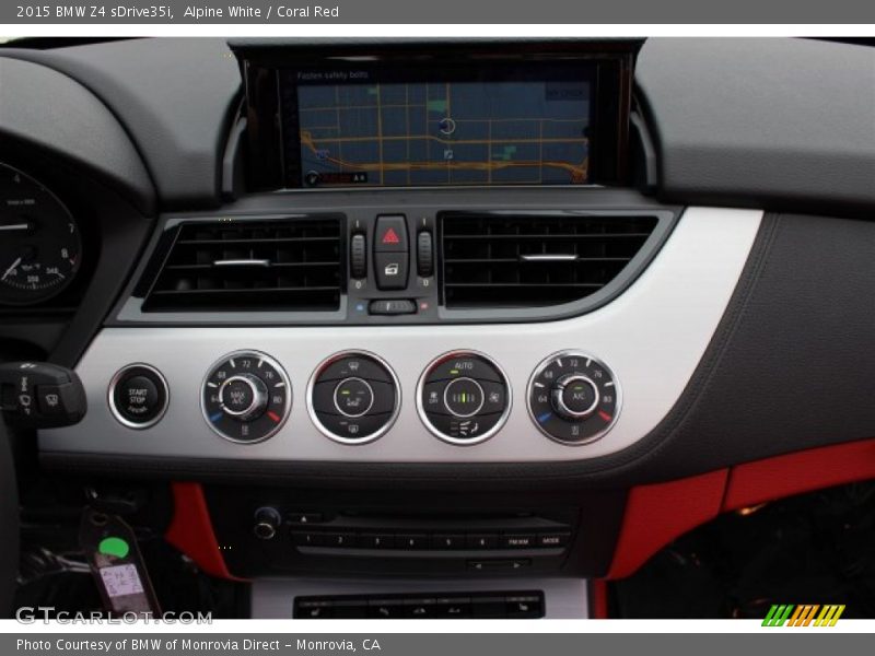 Controls of 2015 Z4 sDrive35i