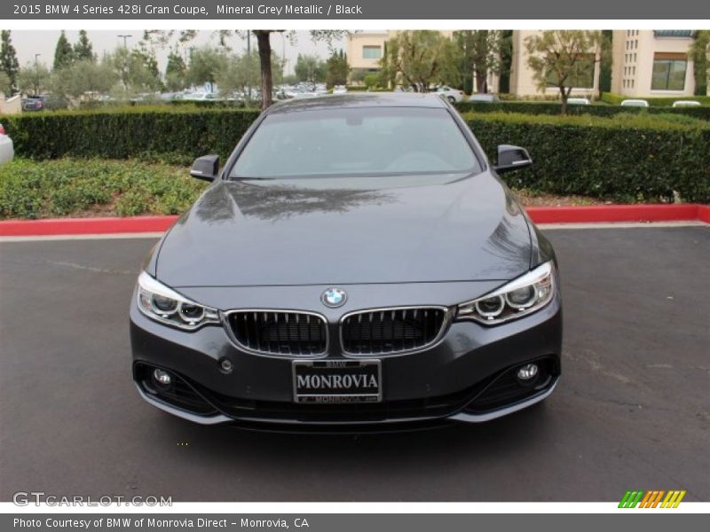 Mineral Grey Metallic / Black 2015 BMW 4 Series 428i Gran Coupe