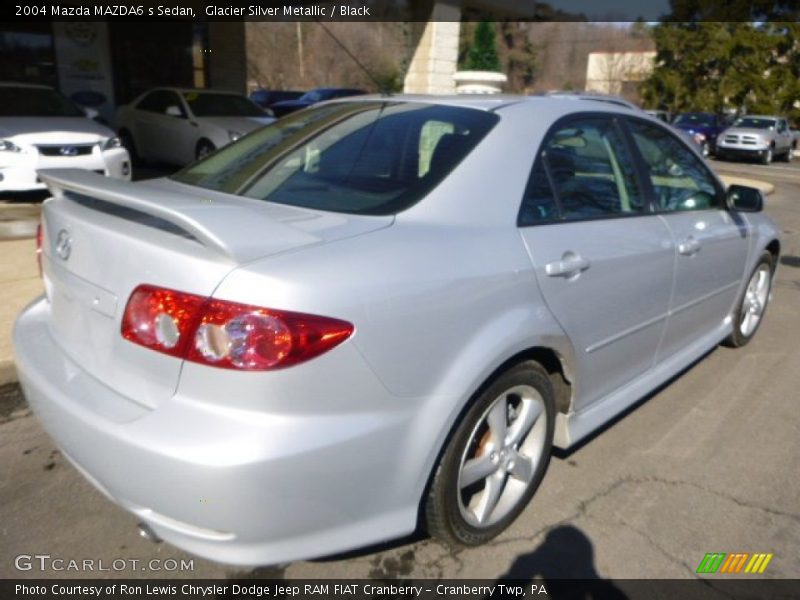Glacier Silver Metallic / Black 2004 Mazda MAZDA6 s Sedan