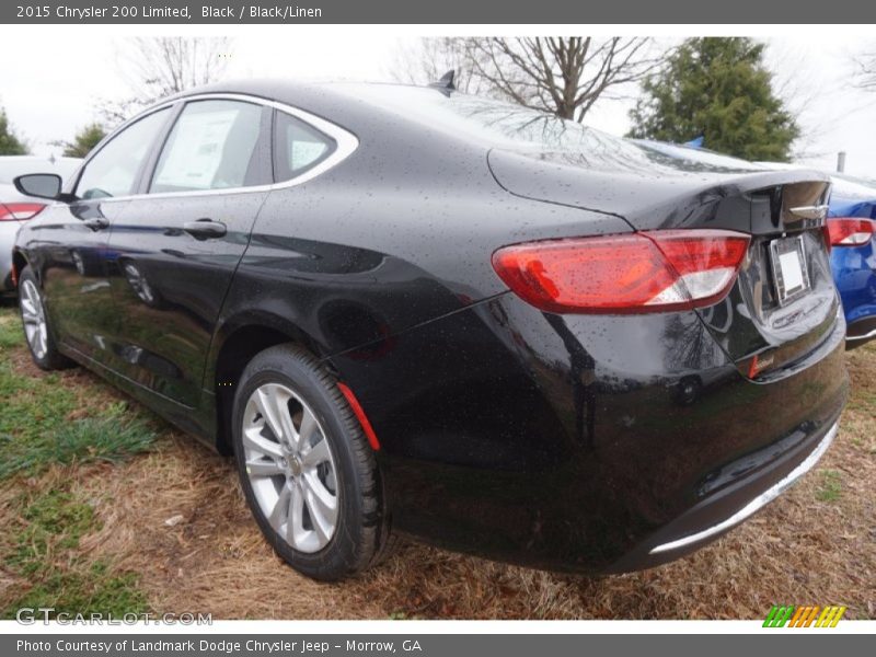Black / Black/Linen 2015 Chrysler 200 Limited