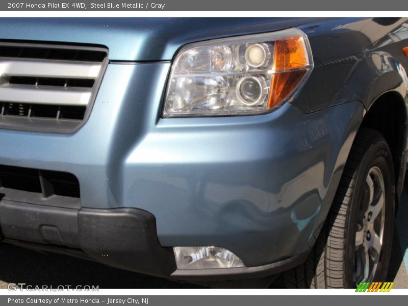 Steel Blue Metallic / Gray 2007 Honda Pilot EX 4WD