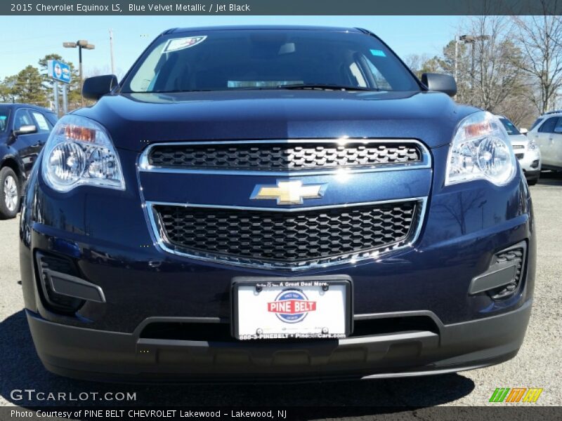 Blue Velvet Metallic / Jet Black 2015 Chevrolet Equinox LS