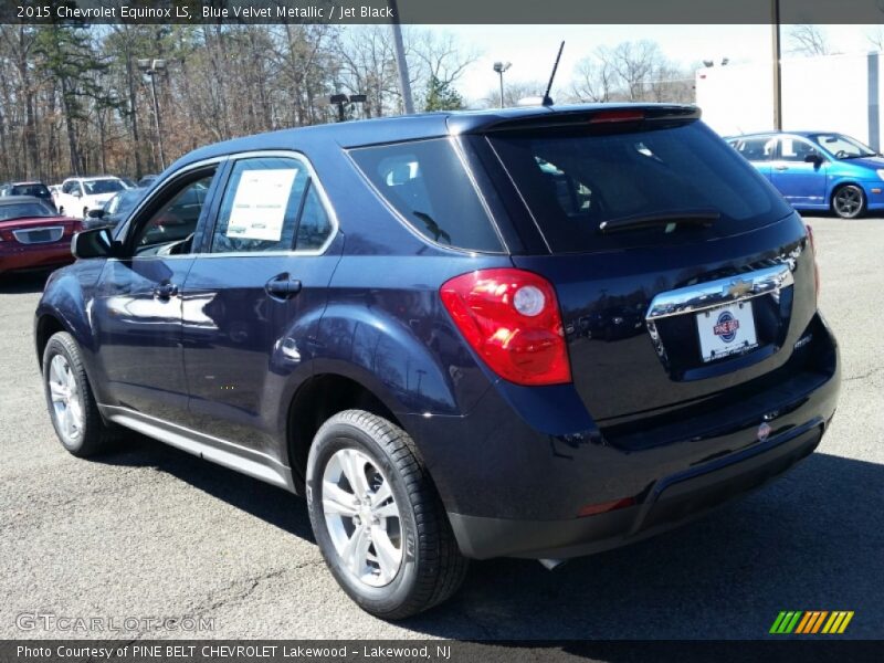 Blue Velvet Metallic / Jet Black 2015 Chevrolet Equinox LS
