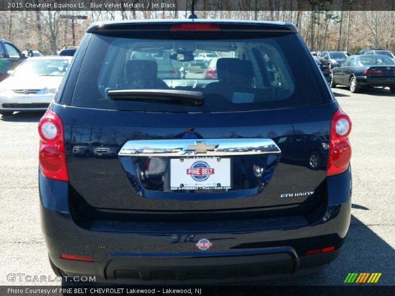 Blue Velvet Metallic / Jet Black 2015 Chevrolet Equinox LS