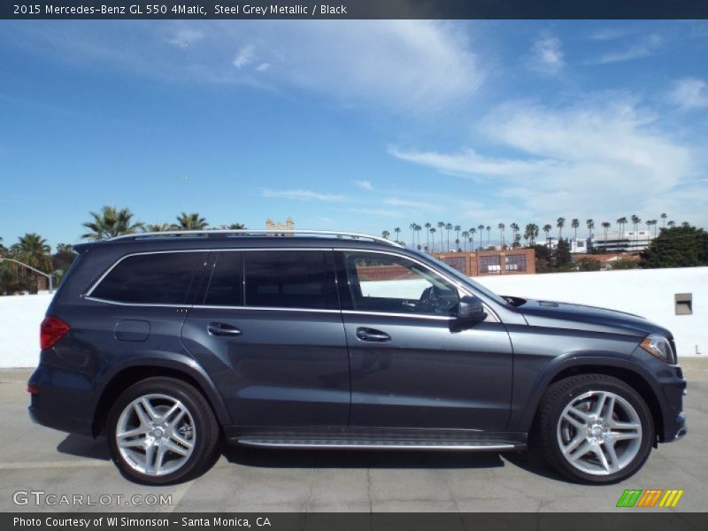 Steel Grey Metallic / Black 2015 Mercedes-Benz GL 550 4Matic