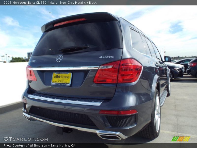 Steel Grey Metallic / Black 2015 Mercedes-Benz GL 550 4Matic