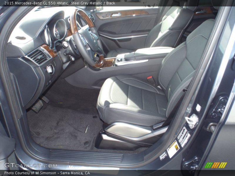 Steel Grey Metallic / Black 2015 Mercedes-Benz GL 550 4Matic