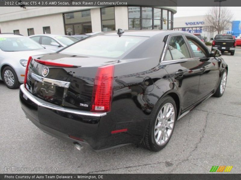 Black Raven / Cashmere/Cocoa 2012 Cadillac CTS 4 3.6 AWD Sedan