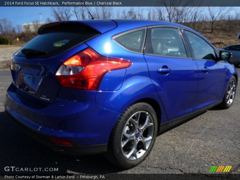 Performance Blue / Charcoal Black 2014 Ford Focus SE Hatchback