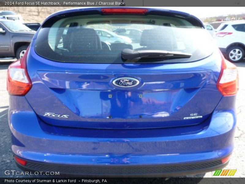 Performance Blue / Charcoal Black 2014 Ford Focus SE Hatchback