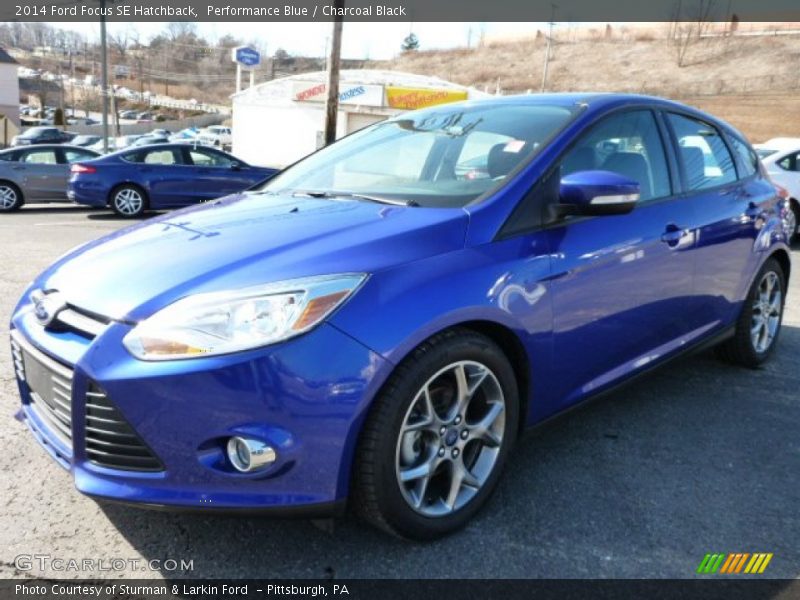 Performance Blue / Charcoal Black 2014 Ford Focus SE Hatchback