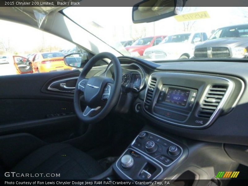 Black / Black 2015 Chrysler 200 Limited
