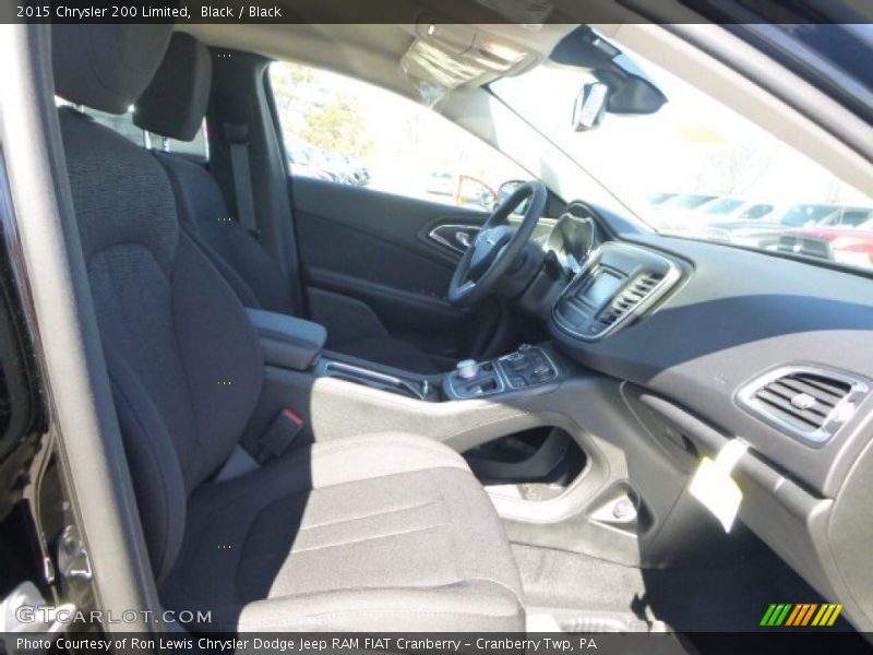 Black / Black 2015 Chrysler 200 Limited