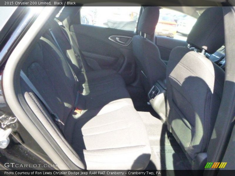 Black / Black 2015 Chrysler 200 Limited
