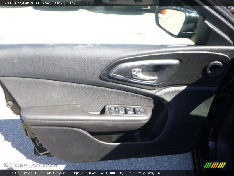 Black / Black 2015 Chrysler 200 Limited