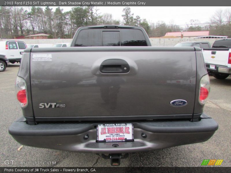 Dark Shadow Grey Metallic / Medium Graphite Grey 2003 Ford F150 SVT Lightning