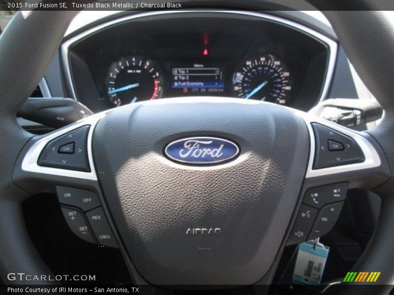 Tuxedo Black Metallic / Charcoal Black 2015 Ford Fusion SE